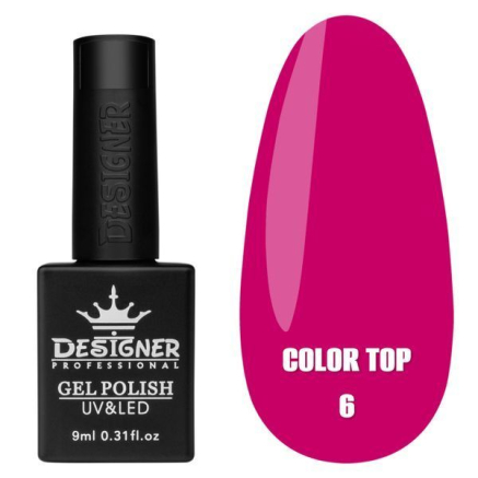 Кольорове топове покриття - Color Top 06 Designer, 9 мл. - вітражне