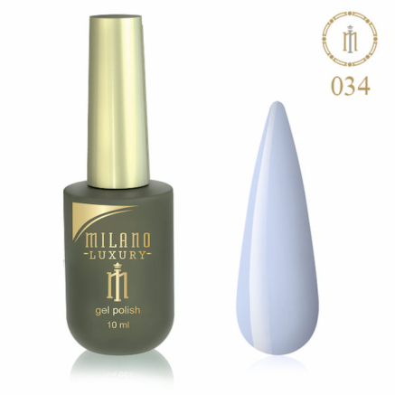 Гель лак MILANO LUXURY 10 мл № 034 (Лавандовый Крайола)