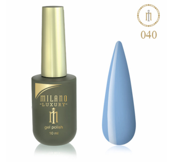 Гель лак MILANO LUXURY 10 мл № 040 (Серо-голубой)