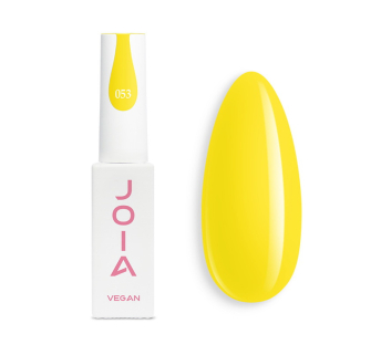 Гель-лак JOIA vegan 053 желтый 6 мл (4820259340537)