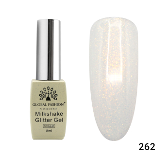 Гель лак Milkshake Glitter 8 мл, 262