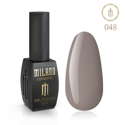 Гель лак MILANO 8 мл №048 (Темний хакі)