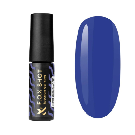 Гель-лак F.O.X Shot Spectrum Gel Vinyl 061 Comet синій. 5 мл (2100994249435)