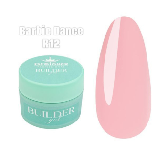 Builder Gel 15 мл., Designer (Моделюючий гель) R12 Barbie Dance
