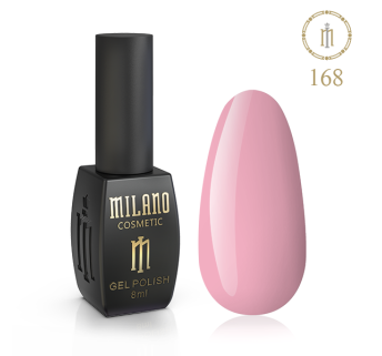 Гель лак MILANO 8 мл № 168 (Хрустальная роза)