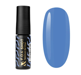 Гель-лак F.O.X Shot Spectrum Gel Vinyl 021 Meditation васильковый. 5 мл (2100994249084)