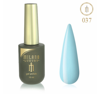 Гель лак MILANO LUXURY 10 мл № 037 (Голубая пыль)