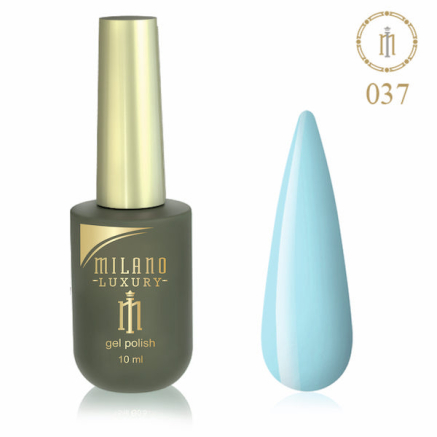 Гель лак MILANO LUXURY 10 мл № 037 (Голубая пыль)