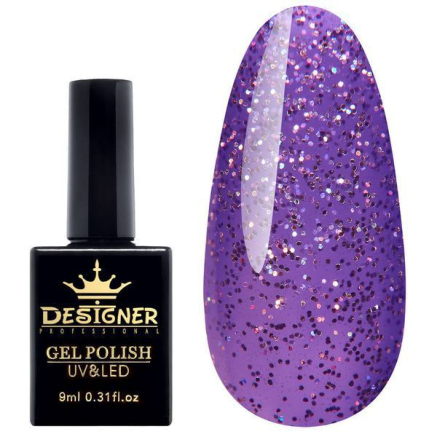 Гель-лак Designer Diamond Kingdom - L322 'Бузковий блур'