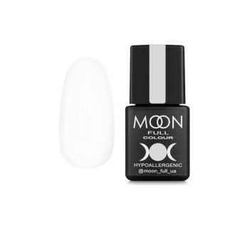 Гель-лак Moon Full Colour 201 білый напівпрозорий. 8 мл (5908254187841)