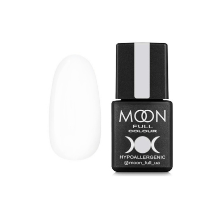 Гель-лак Moon Full Colour 201 белый полупрозрачный. 8 мл (5908254187841)