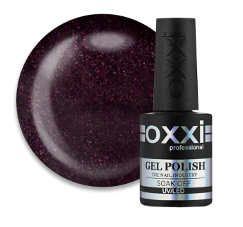 Гель-лак Oxxi Professional 183 темный вишневый с микроблеском. 10 мл (2000006198716)