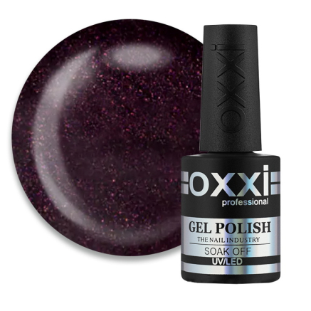 Гель-лак Oxxi Professional 183 темний вишневий з мікроблиском. 10 мл (2000006198716)