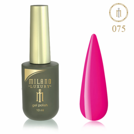 Гель лак MILANO LUXURY 10 мл № 075 (Желейно-розовый)