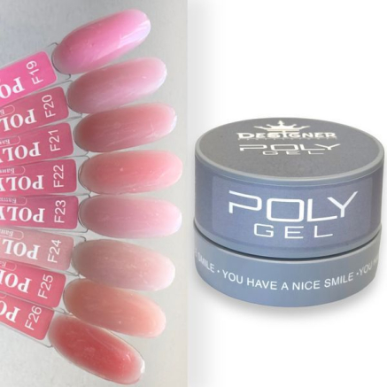 Полігель (30 мл., в банці) Designer F19 Pink Cocktail
