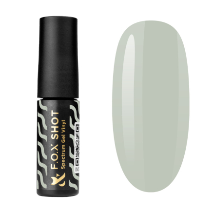 Гель-лак F.O.X Shot Spectrum Gel Vinyl 109 Tiffany молочный с зеленоватым подтоном. 5 мл (2100994262502)