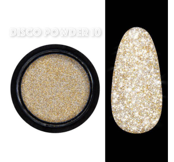 Disco powder №10 - Світловідбивна втирка Designer - Золота