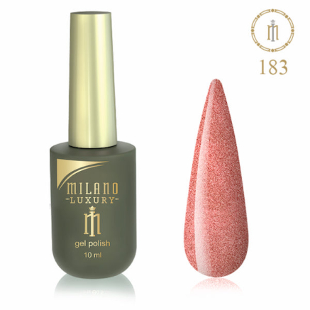Гель лак MILANO LUXURY 10 мл № 183 (Бледно-карминный)
