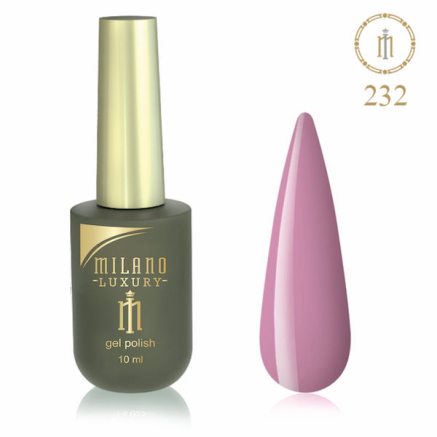 Гель лак MILANO LUXURY 10 мл №232 (Махагон коричневий)