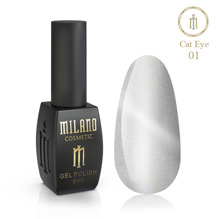Гель лак Crystal Milano 8 мл № 01