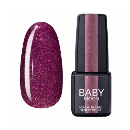 Гель-лак Baby Moon Dance Diamond 013 бордово-розовый шиммерный. 6 мл (5908254001666)