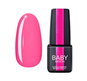 Гель-лак Baby Moon Dolce Rose 014 яскраво-рожевий. 6 мл (5908254000140)