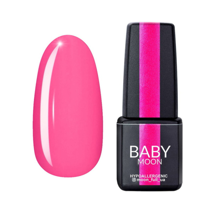Гель-лак Baby Moon Dolce Rose 014 яскраво-рожевий. 6 мл (5908254000140)