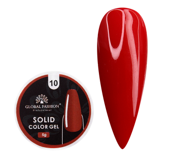 Гель-краска повышенной плотности, Solid color gel 5 гр, 10
