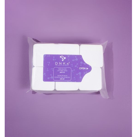 Перфоровані безворсові серветки DNKa’ Perforated Lint Free Wipes, 600 pcs