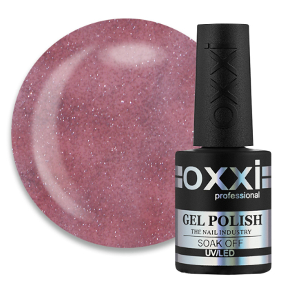 База камуфлирующая Oxxi Professional Lurex Base 008. розовый персик. светоотражающая. 10 мл (2100994285310)