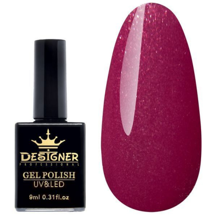 Гель-лак Designer Platinum Lux - N363 'М'який бордовий'