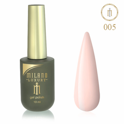 Гель лак MILANO LUXURY 10 мл № 005 (Персиковый Крайола)