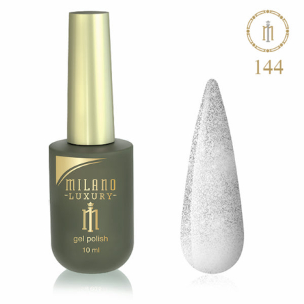 Гель лак MILANO LUXURY 10 мл № 144 (Серебряный песок)