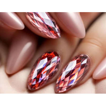 Diamond Fast Gel Tips (DF7 Oval) - гелеві типси Designer 120 шт/уп