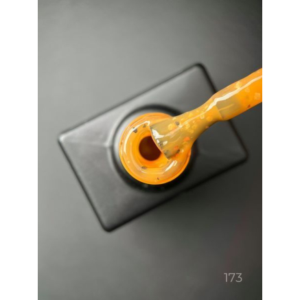 Кольорова база Marble base 173 Designer (9 мл) - з різнокольоровою поталлю