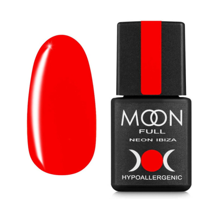 Гель-лак Moon Full Colour Neon Ibiza 719 яркий оранжевый. 8 мл (5905123016097)