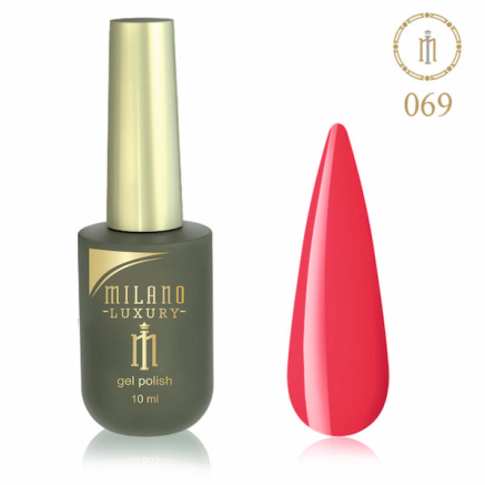 Гель лак MILANO LUXURY 10 мл № 069 (Мандариновое танго)