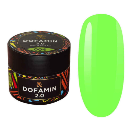 База неоновая цветная F.O.X Base Dofamin 2.0 004. салатовый неон. 10 мл (2100994290321)