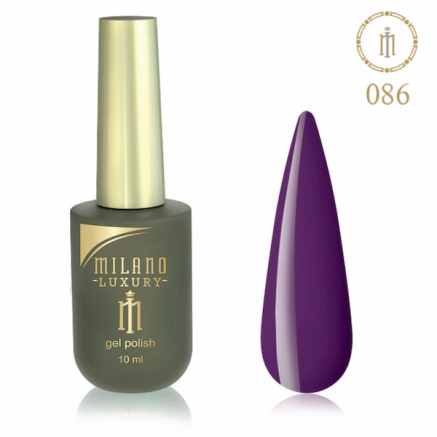 Гель лак MILANO LUXURY 10 мл №086 (Світло-фіолетовий)