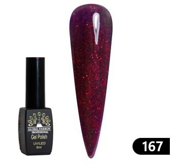 Гель лак BLACK ELITE 167, Global Fashion 8 мл
