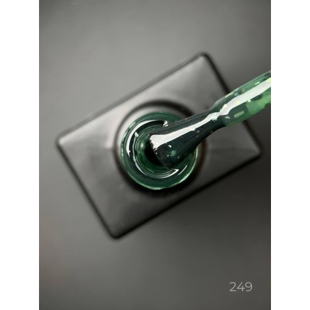 Кольорова база Miracle base 249 Designer (9 мл.) - з чорною, срібною та кольоровою поталлю