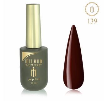 Гель лак MILANO LUXURY 10 мл № 139 (Бордовая роза)