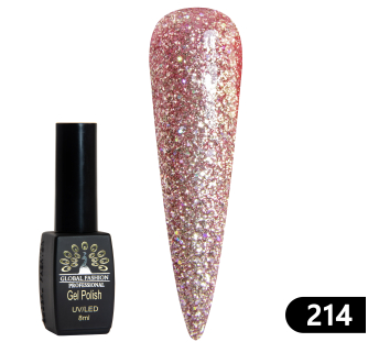 Гель лак BLACK ELITE 214, Global Fashion 8 мл