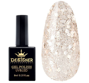 Гель-лак Designer Party Time - K285 'Золотий дощ'