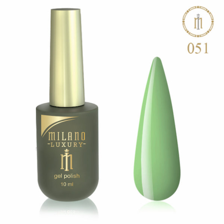 Гель лак MILANO LUXURY 10 мл № 051 (Хаки)