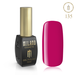 Гель лак MILANO 10ml № 135 (Цвет красной герани)