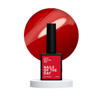 Гель-лак Nails Of The Day Lets Special Red особый красный. 10 мл (4828131375301)