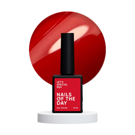 Гель-лак Nails Of The Day Lets Special Red особый красный. 10 мл (4828131375301)