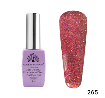Гель лак котяче око 32D Chameleon Disco 8 мл, 265