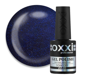 Гель-лак Oxxi Professional 054 темный фиолетовый с голубым микроблеском. 10 мл (2000006198877)